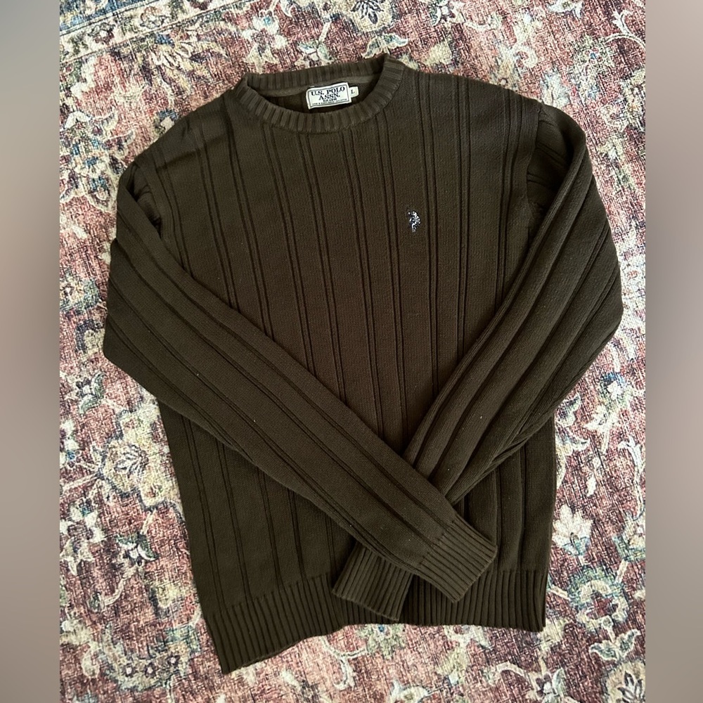 US Polo Assn vertical texture sweater